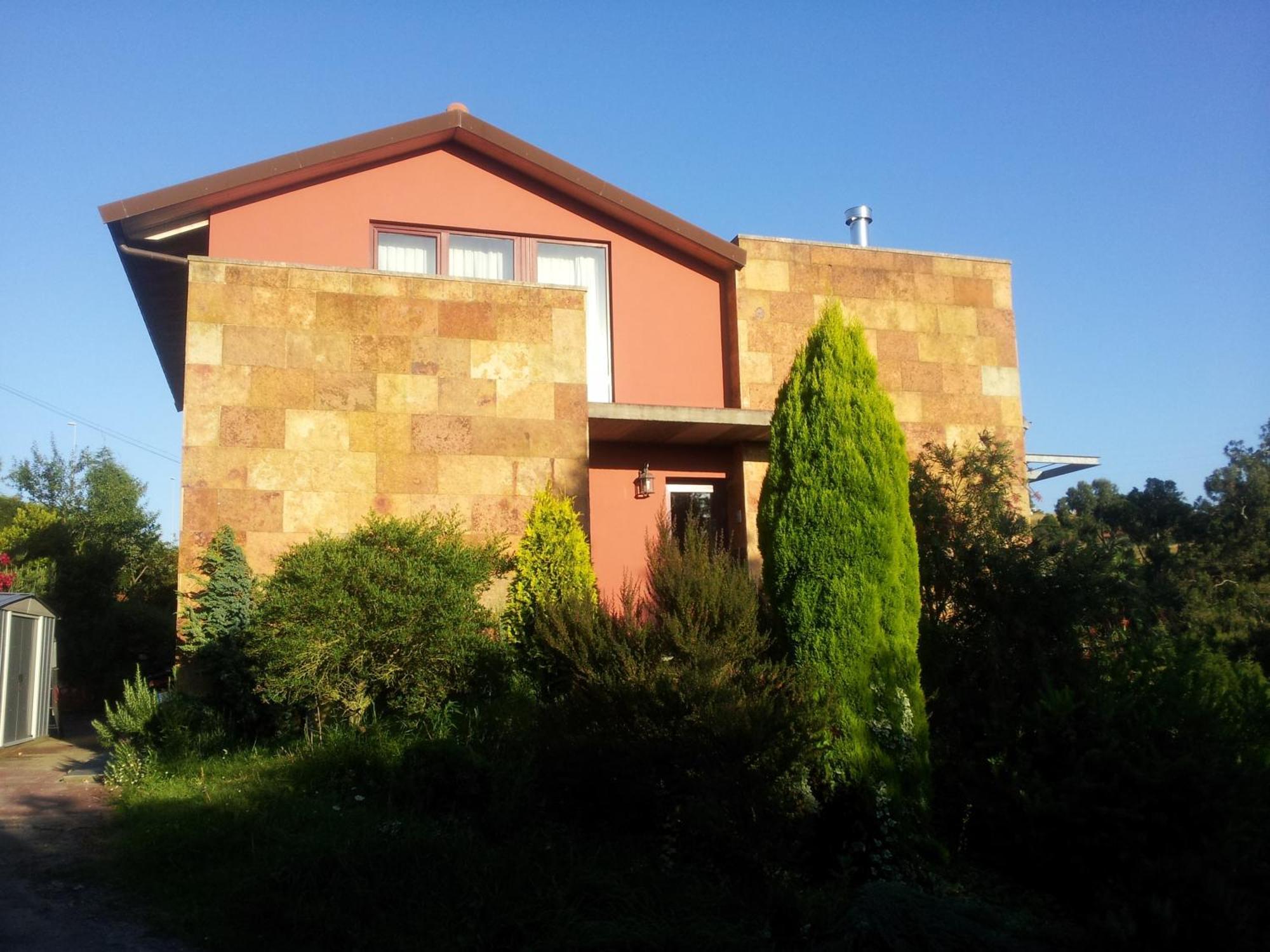 Hotel La Casina Candas Bagian luar foto